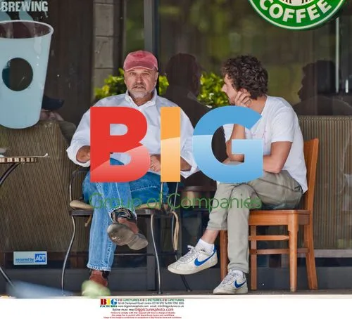 Shia Labeouf Animated Chat at Starbucks