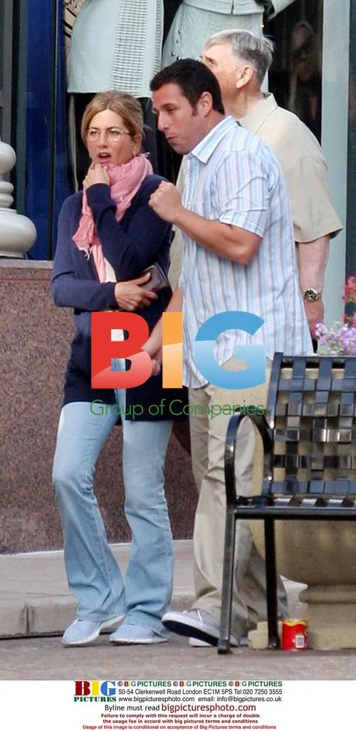 Jennifer Aniston and Adam Sandler film "Just Go With It"