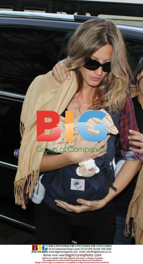 Gisele Bundchen and Benjamin Brady at LAX