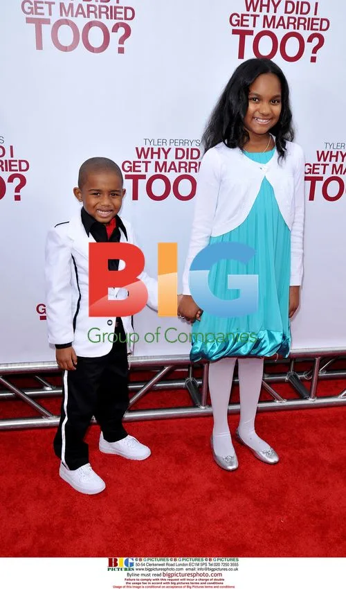 Tyson Gilmore and Nia Iman Muhammad at "Why Did I Get Married Too?" Premiere