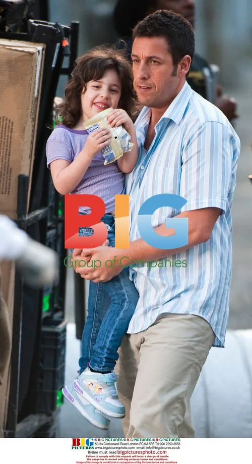 Aniston and Sandler on set for 'Just Go With It'