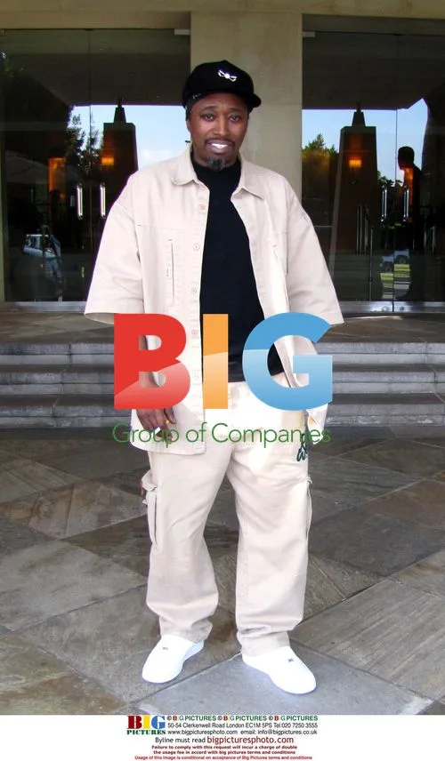Eddie Griffin Smoking Outside L'Ermitage Hotel
