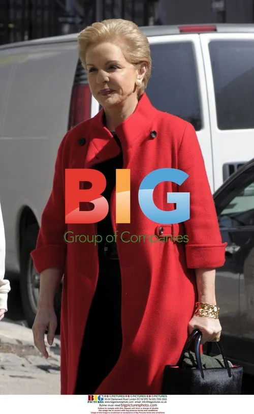 Carolina Herrera takes a walk in NYC