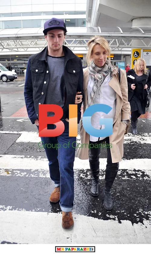 'Kick Ass' actor Aaron Johnson and Sam Taylor Wood in Glasgow