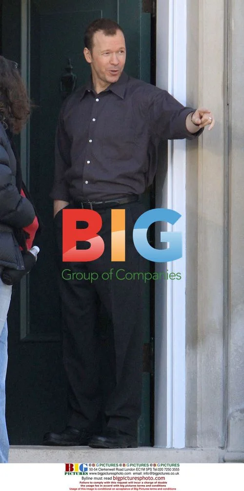 Donnie Wahlberg on set of 'Reagan's Law' in Toronto
