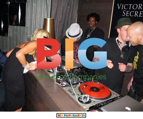 Paris Hilton, Benji & Joel Madden at Victoria's Secret Party