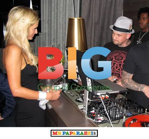 Paris Hilton & Benji Madden at Victoria's Secret Party