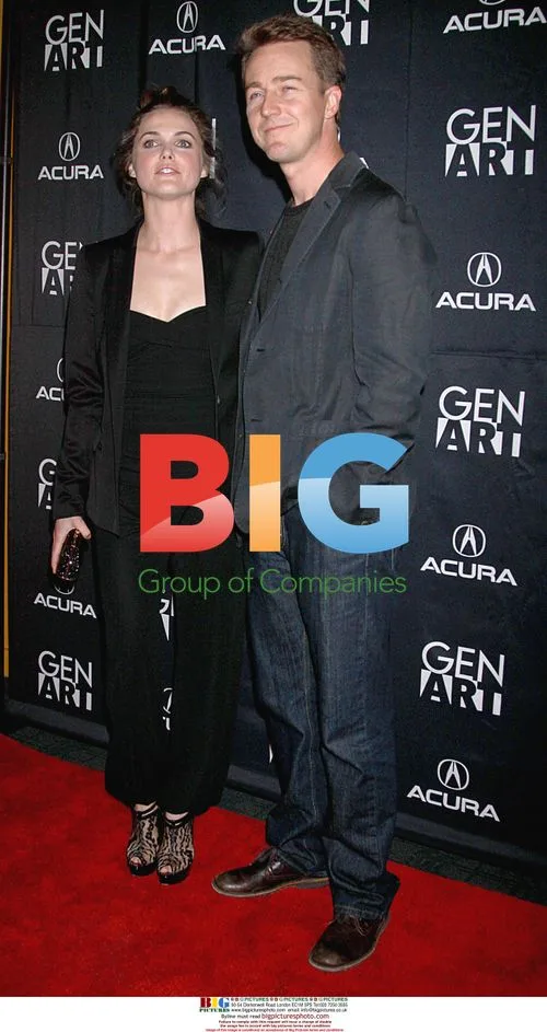 Keri Russell and Edward Norton at 'Leaves of Grass' screening