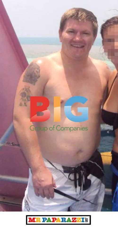 Ricky Hatton on holiday in Australia