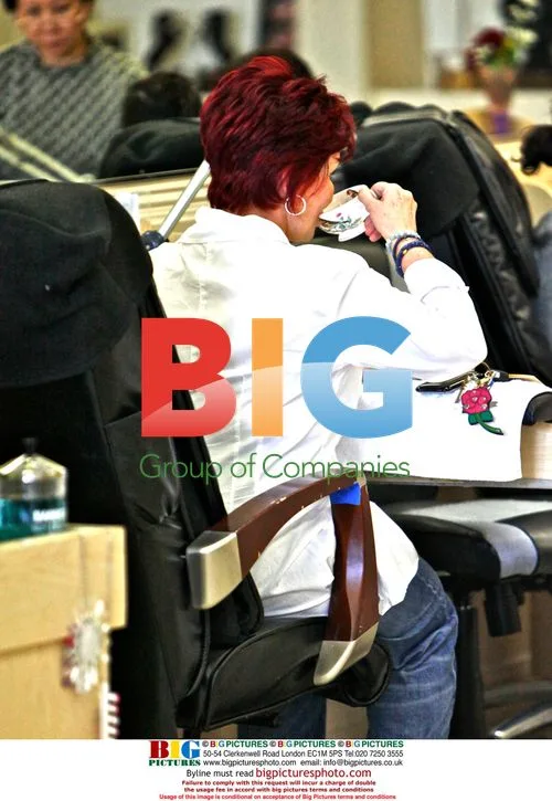 Sharon Osbourne Gets Nails Done at Britney's Salon