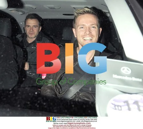 Westlife Members at Aqua Restaurant