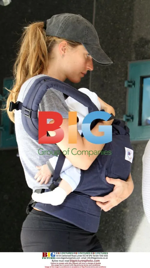 Gisele Bundchen with baby Benjamin in LA