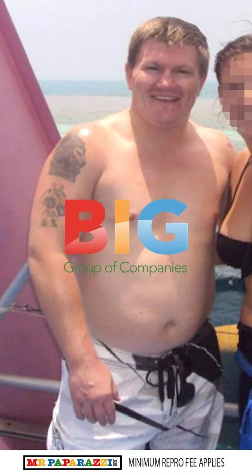 Ricky Hatton on Holiday at Great Barrier Reef