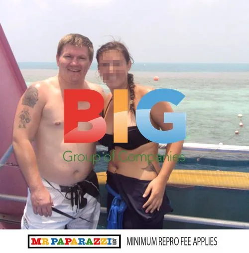 Ricky Hatton on Vacation in Australia