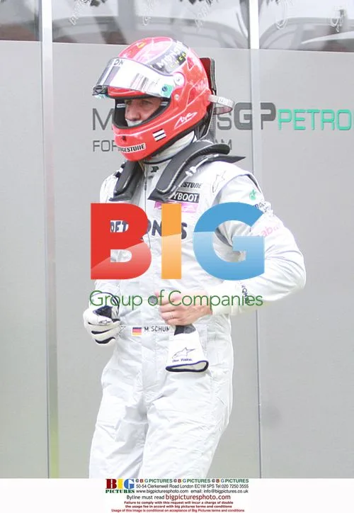 Michael Schumacher in Formula One Paddock