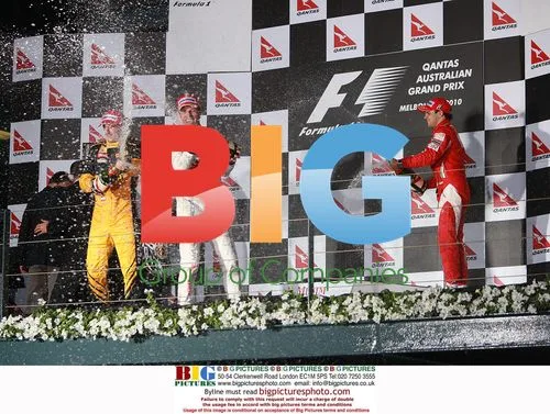 F1 Australian Grand Prix Podium 2010