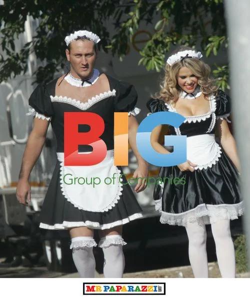 Melinda Messenger and Will Mellor on Walkers ad set