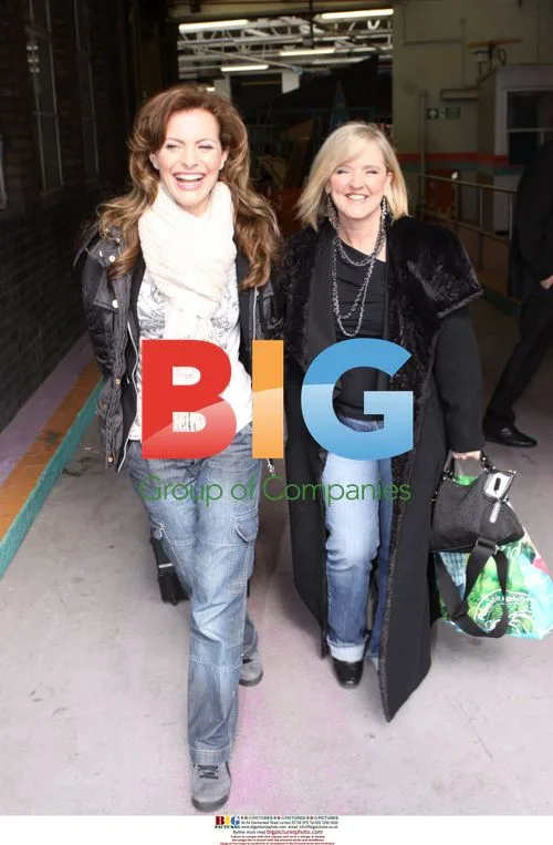 Celebrities at ITV Studios, London
