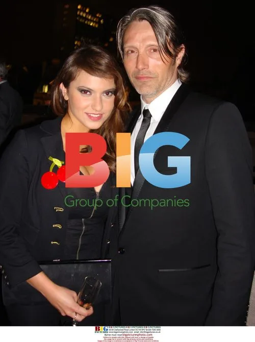 Francoise Boufhal and Mads Mikkelsen at Clash of the Titans Afterparty