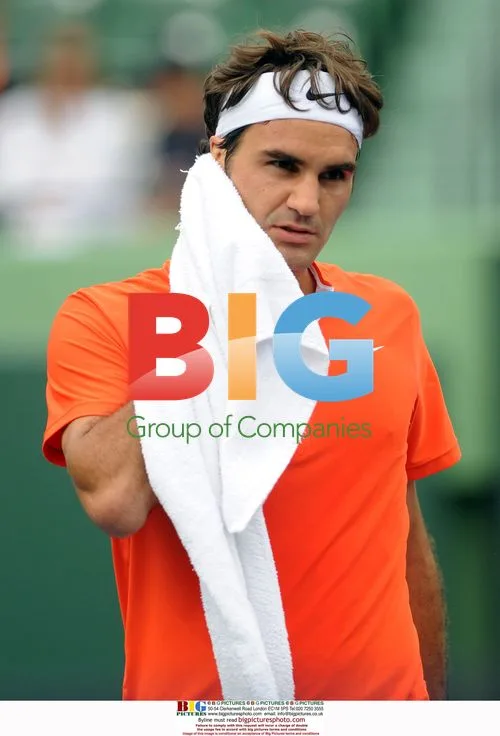 Roger Federer vs Florent Serra at 2010 Sony Ericsson Open
