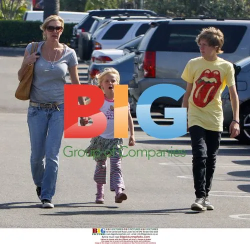 Karla James with kids at movie theater