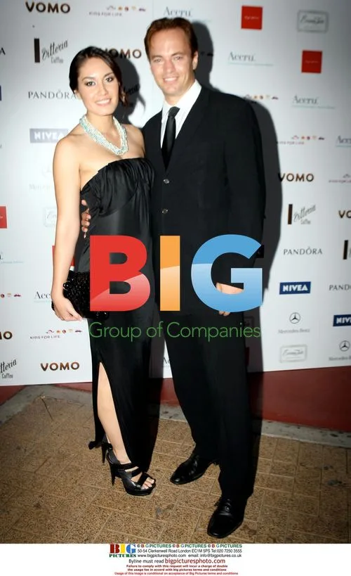 Mark Bosnich and Sara Jones at Charity Ball