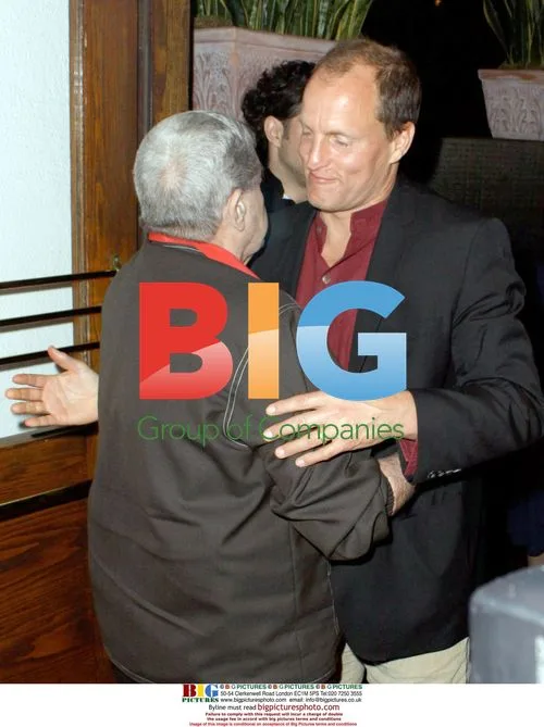 Jerry Lewis and Woody Harrelson Leave Restaurant