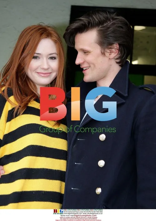 Matt Smith and Karen Gillan at Dr Who Screening