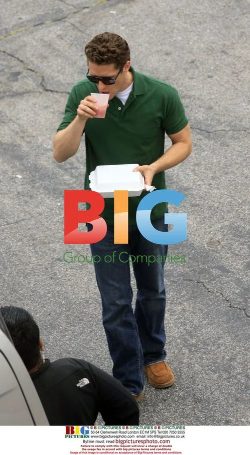 Mathew Morrison on Glee Film Set