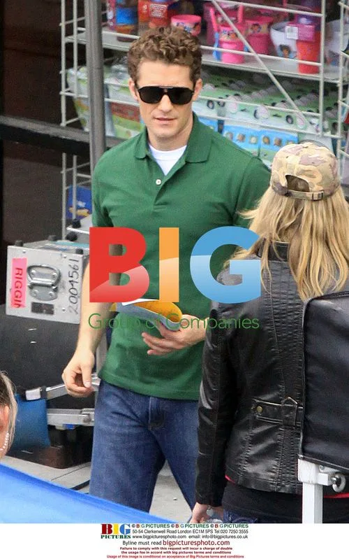 Mathew Morrison on Glee Film Set