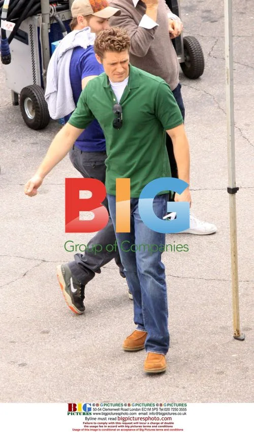 Mathew Morrison on Glee Film Set