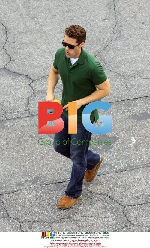 Mathew Morrison on 'Glee' film set