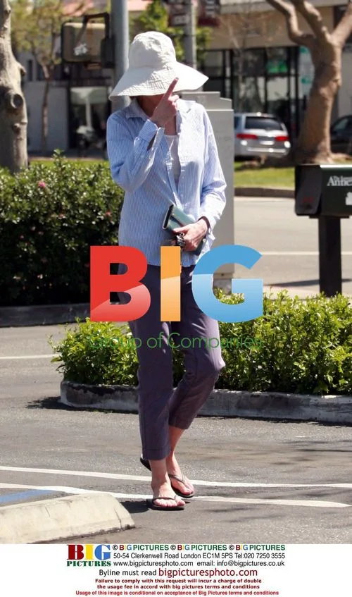 Marcia Cross at Whole Foods