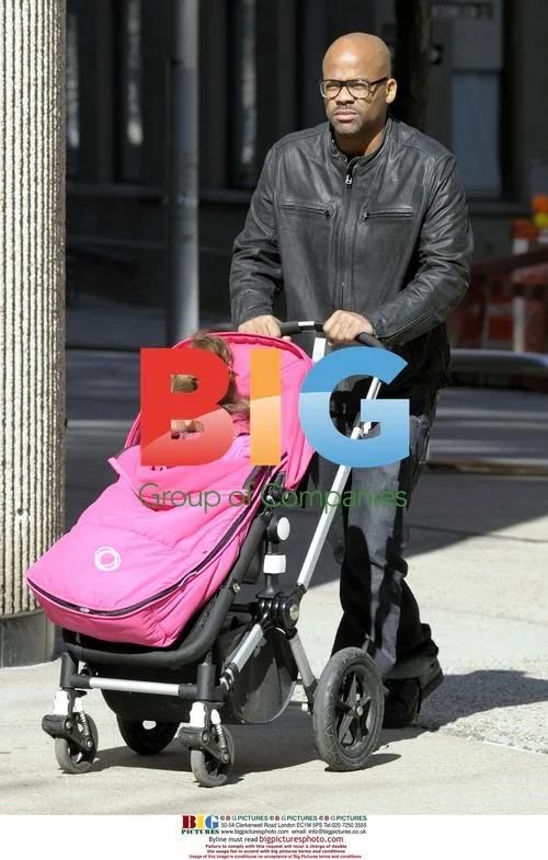 Damon Dash Out with Family in NYC