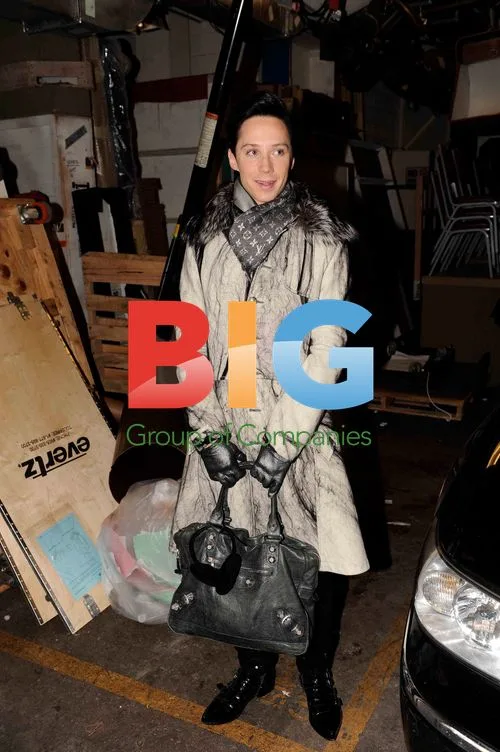 Johnny Weir at ABC Studios NYC