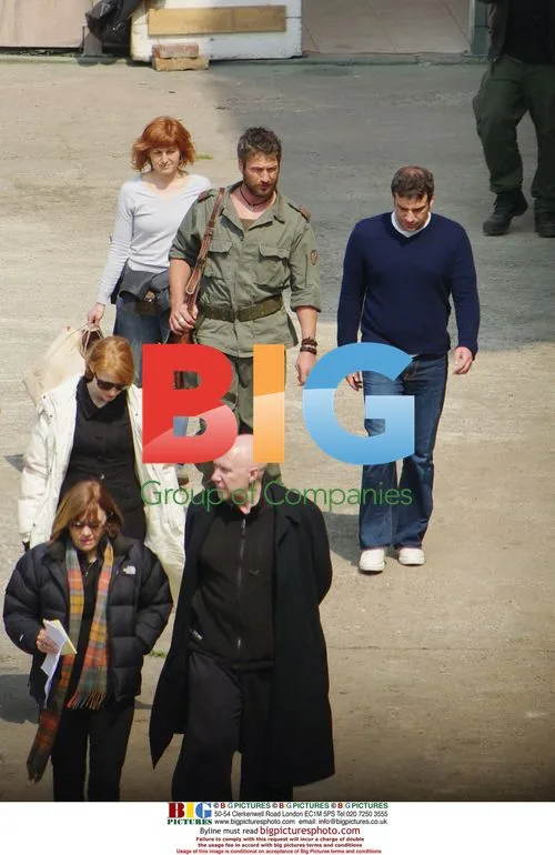 Director Ralph Fiennes on "Coriolanus" Set