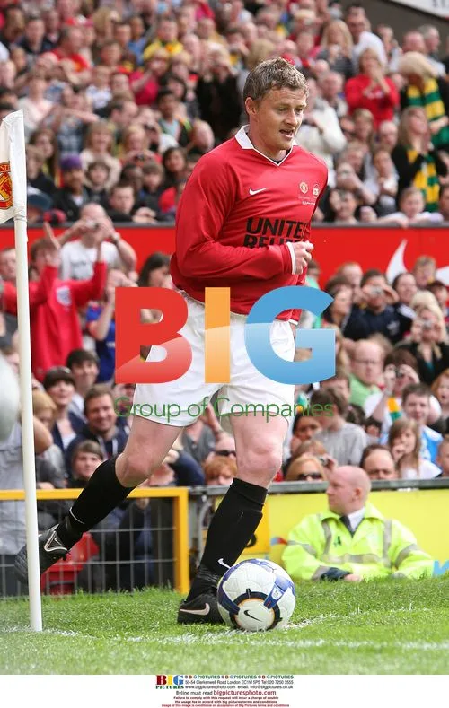 Ole Gunnar Solskjaer at United Relief Live Match
