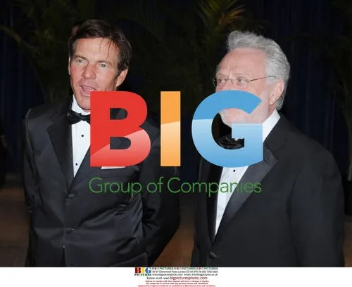 Dennis Quaid and Wolf Blitzer at White House Correspondents Dinner