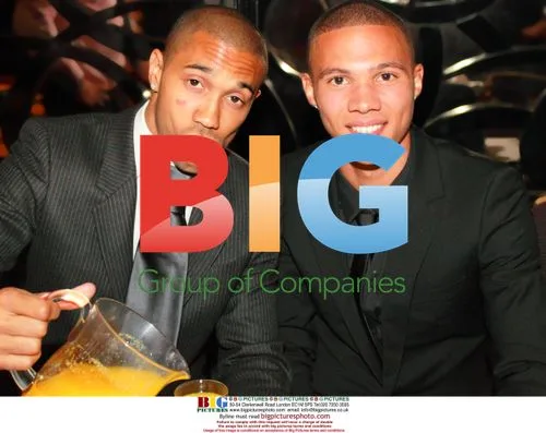 Gael Clichy and Kieron Gibbs at Ndoro Children Charity event
