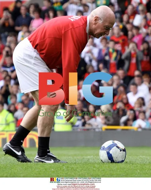 Bobby Charlton at Manchester United Charity Match