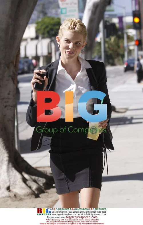Model Angel McCord Starbucks in Beverly Hills