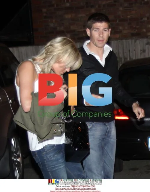 Steven Garrard and Alex Curran at Warehouse Kitchen