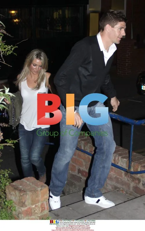 Steven Garrard and Alex Curran at Warehouse Kitchen and Bar