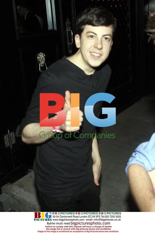 Christopher Mintz-Plasse outside Trousdale