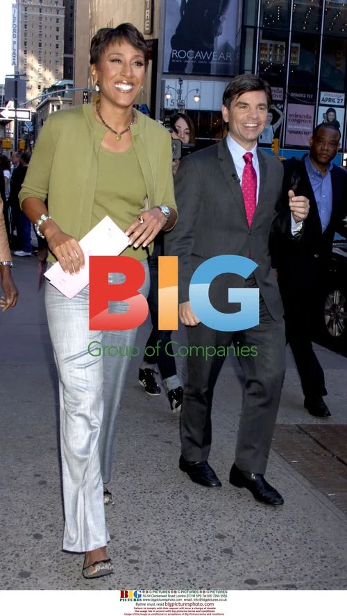 Robin Roberts and George Stephanopoulos at GMA