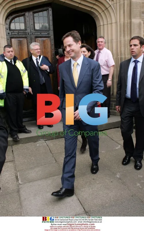 Nick Clegg Speaks at Campaign Rally