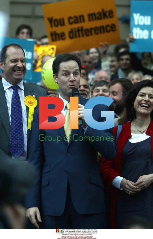 Nick Glegg and wife on campaign trail