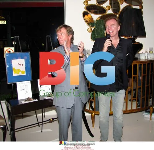 Nigel Lythgoe, Bobby Trendy & Christopher Guy at Charity Party