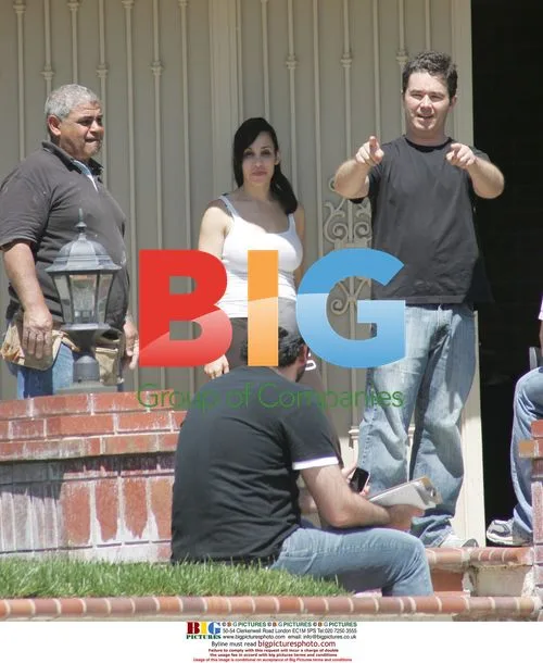 Octomom Laughing on Set
