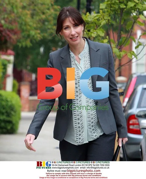 Samantha Cameron Leaves for Work During 2010 Election